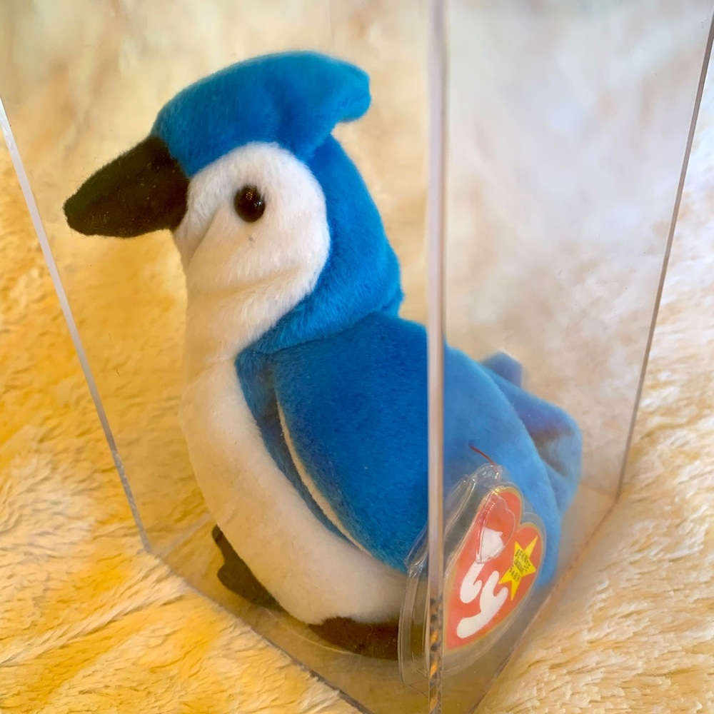 Rocket the blue jay bird Ty Beanie Baby